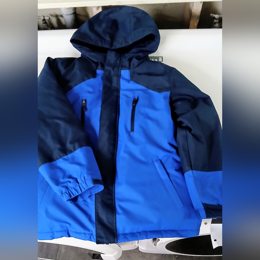 Swiss 2-in-1 Blue Hooded Jacket